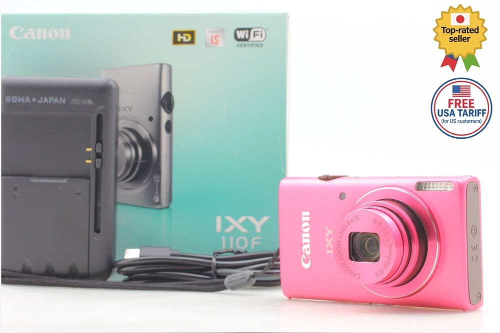 [Near MINT] Canon IXY 110F PowerShot ELPH 130 IS Pink Digital Camera from JAPAN