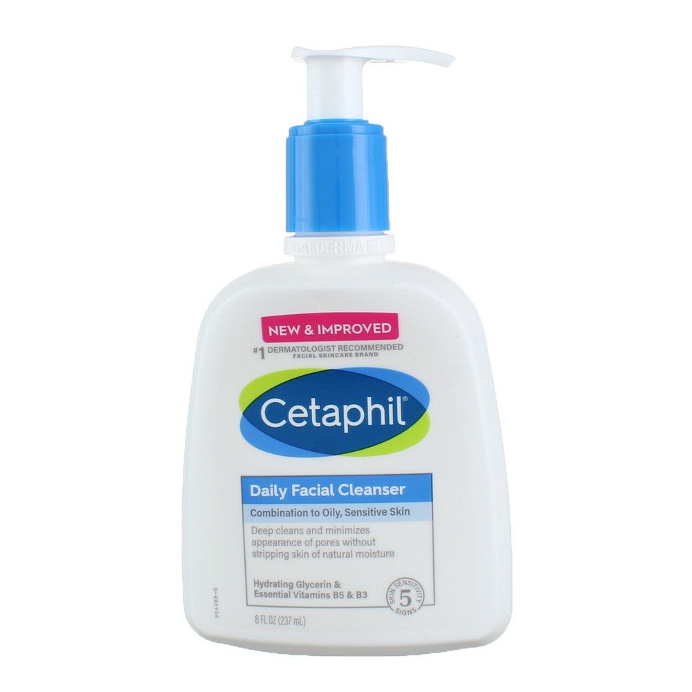 2 Pack Cetaphil Daily Sensitive Facial Cleanser, 8 fl oz