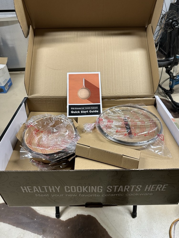 Ninja Non Stick Pots and Pans Set Juego de Ollas Antiadherentes