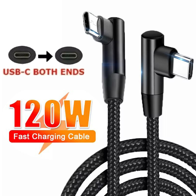 USB-C to USB-C Fast Charging PD Cable for iPhone 16 Pro Max 15 Plus