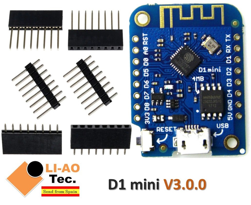 WIFI IoT Development Board ESP8266 4MB MicroPython NodeMCU for D1 mini V3.0.0-image