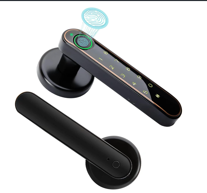 Smart Biometric Fingerprint Door Lock with Keyless Touchscreen Keypad  -image