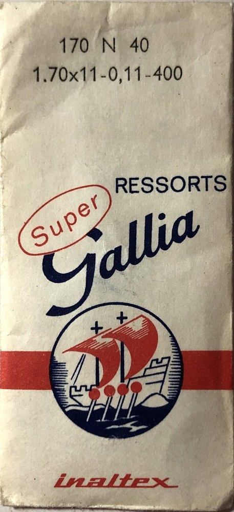 1X - 1.70 x 0.11mm Mainspring for Watch Ref.400 170 N 40