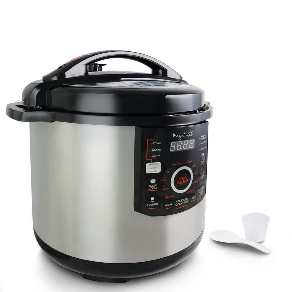 12 Qt. Electric Pressure Cooker Digital Control 15 Presets Keep Warm Setting