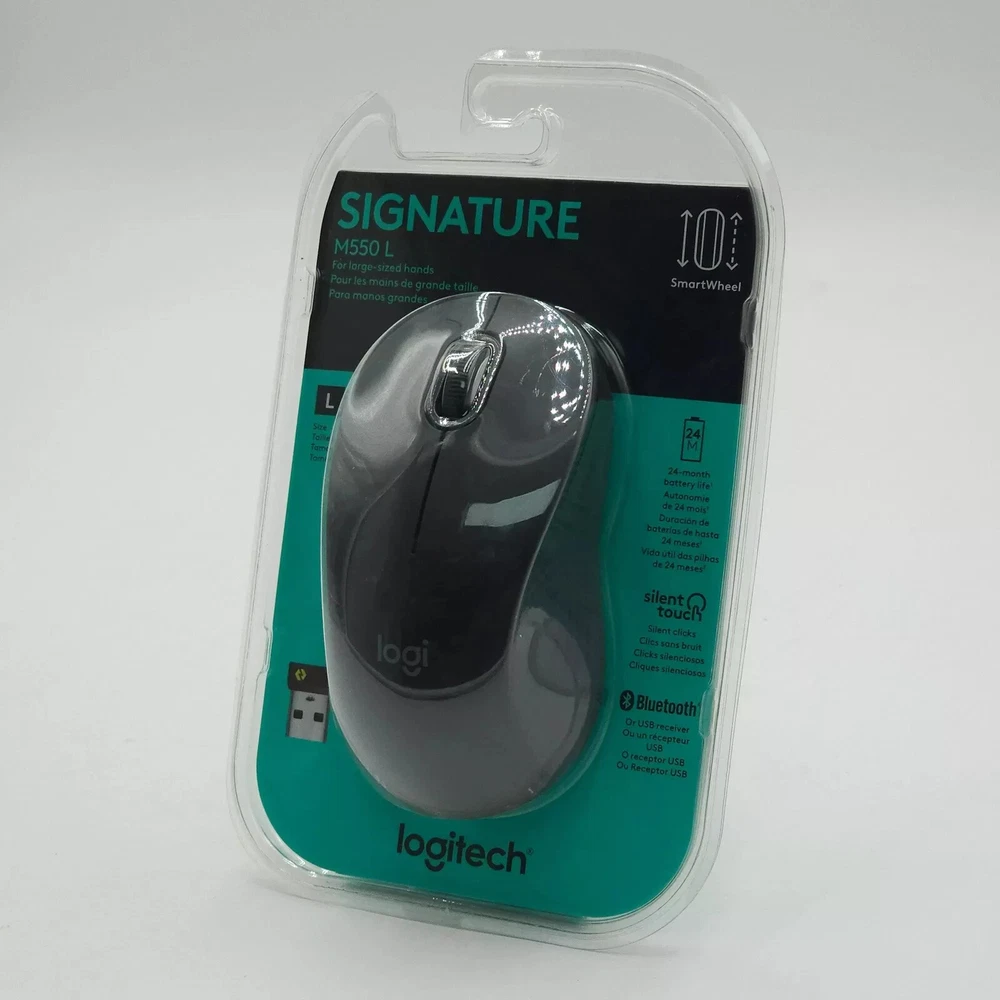 Logitech SIGNATURE M550 L Wireless Laptop Mouse in Graphite