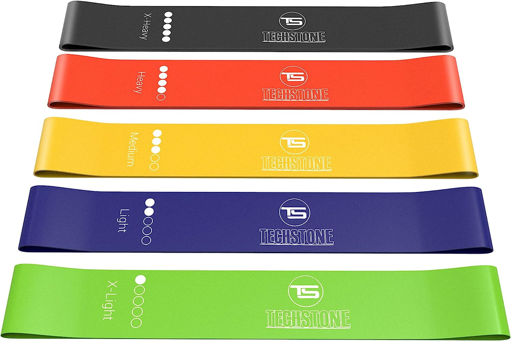 Premium 5-Level Resistance Bands Set for Men & Women - Strength Training Elastic Bands