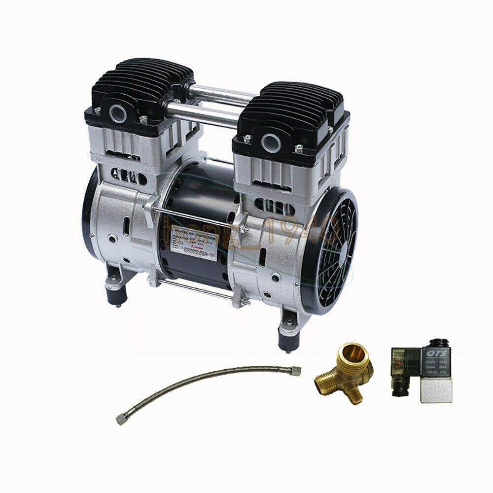220V Oil-Free Silent Air Compressor Head Motor for Small Pumps
