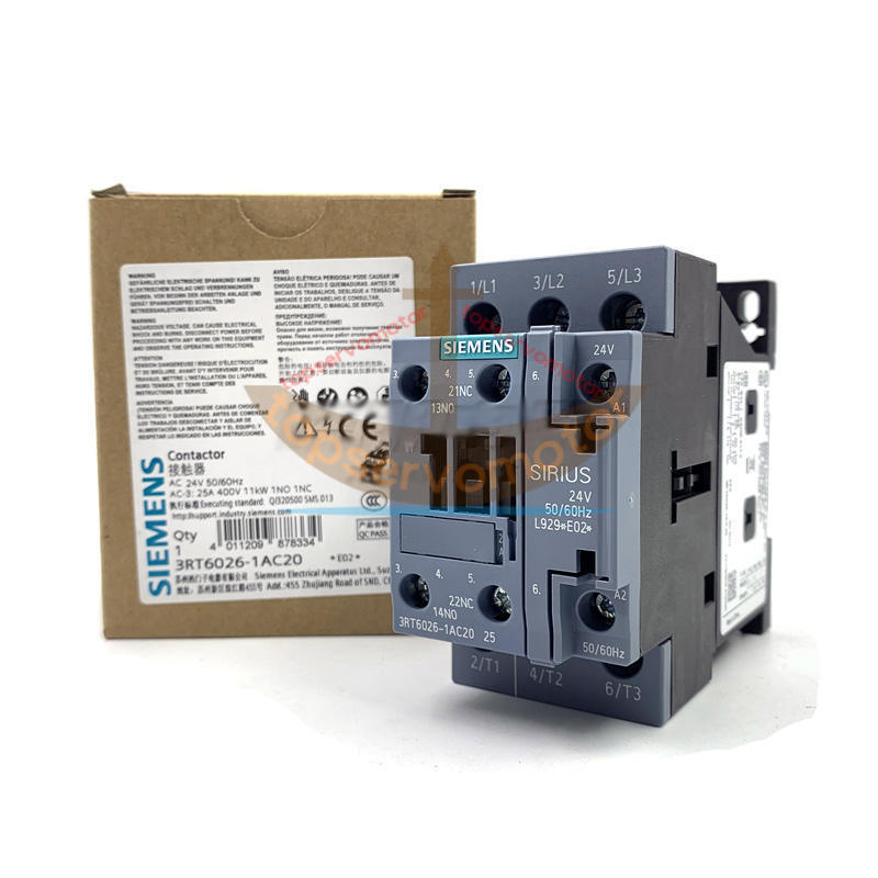 1PC Siemens 3RT6026-1AC20 AC24V Contactor New