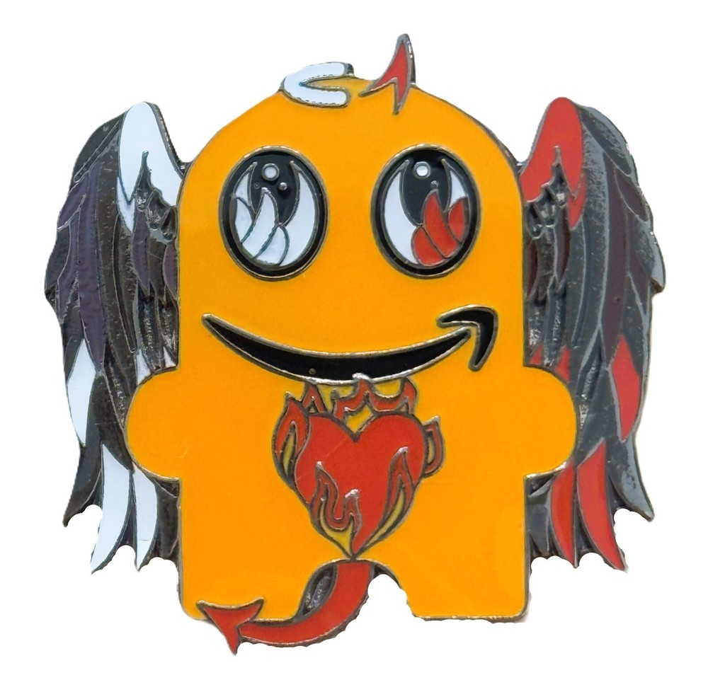 Angel /Devil Valentine Valentine's Halloween Costume Amazon Employee Peccy Pin
