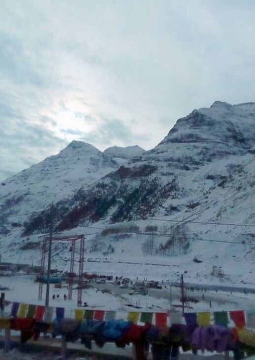 Snowy Sissu Valley India Mountain Landscape Digital Photo Pic SIS 024