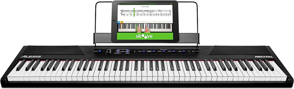 88-Key Digital Piano Keyboard with Semi-Weighted Keys and 2X20W Speakers for Recital Performance