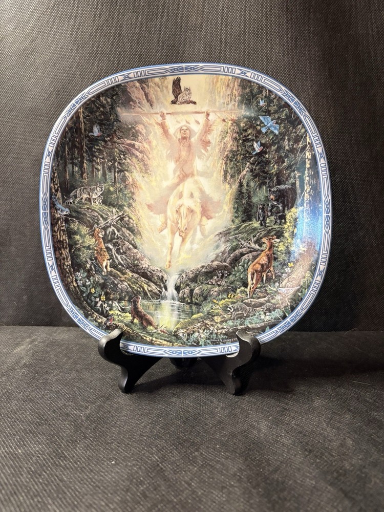 Sacred Visions Plate 11943A Bradex Springs Messenger