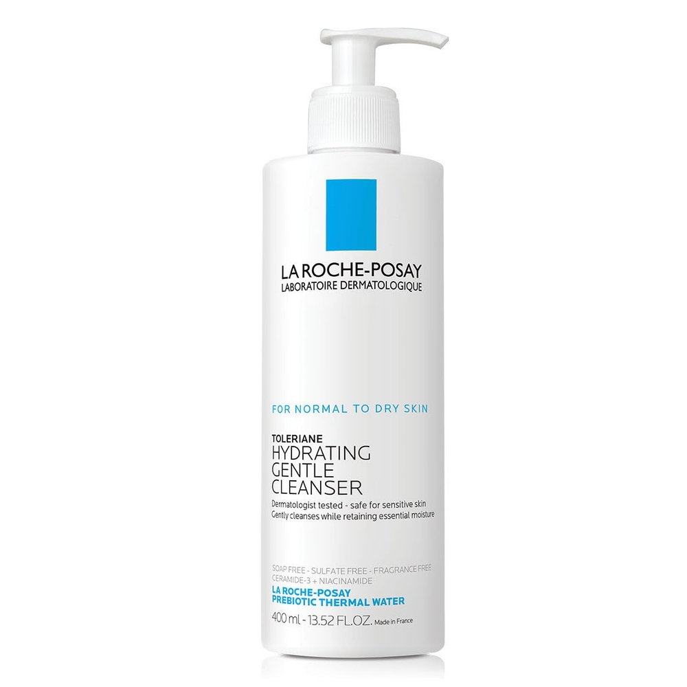Toleriane Hydrating Gentle Face Cleanser with Niacinamide for Soothing Hydration