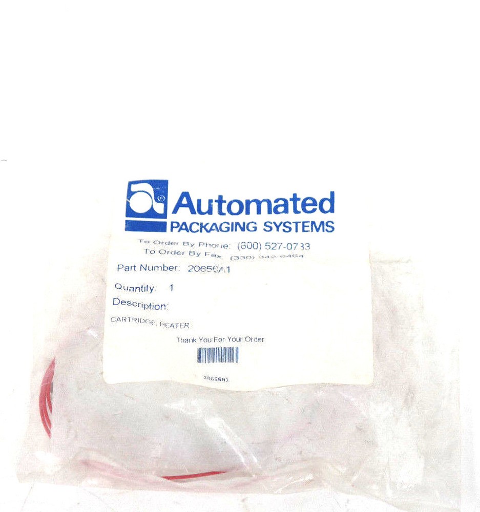 NEW AUTOMATED PACKAGING SYSTEMS 20656A1 CARTRIDGE HEATER-image
