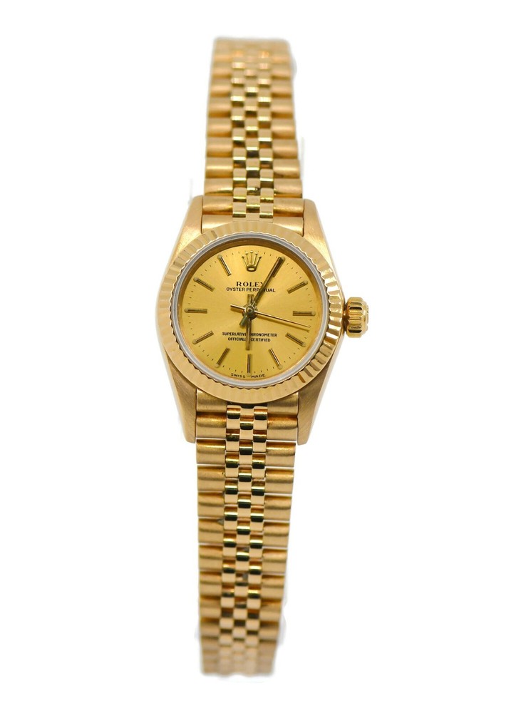 Rolex Oyster Perpetual 18K Yellow Gold Watch 69178