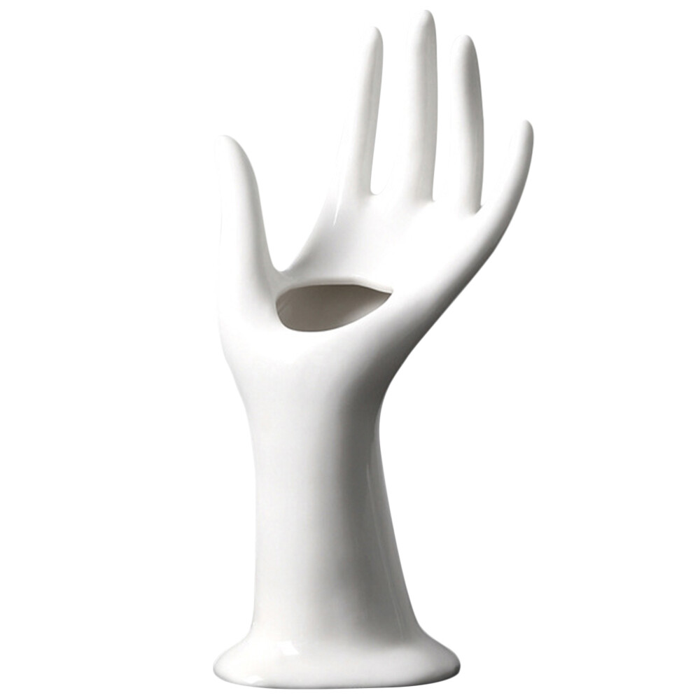 Containers for Flowers Vases Hand Shaped Ceramic Windowsill Decoration Home