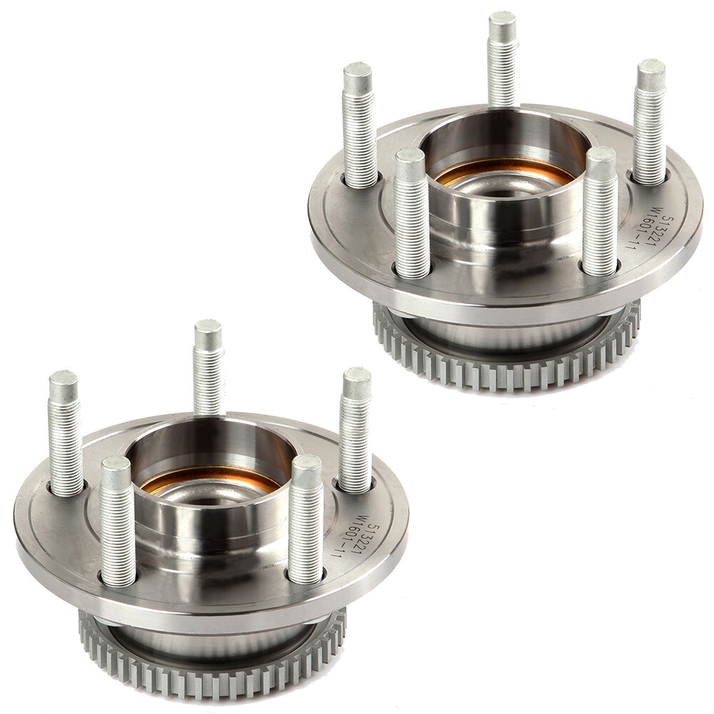 2PCS Wheel Hub Bearings W/ ABS Front For 2005 2006-2014 Ford Mustang 2008 5 Lug