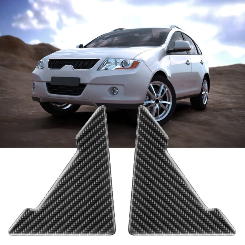 Door Corner Bumper Trim Guard Sticker Carbon Fiber Texture Protector Sticker