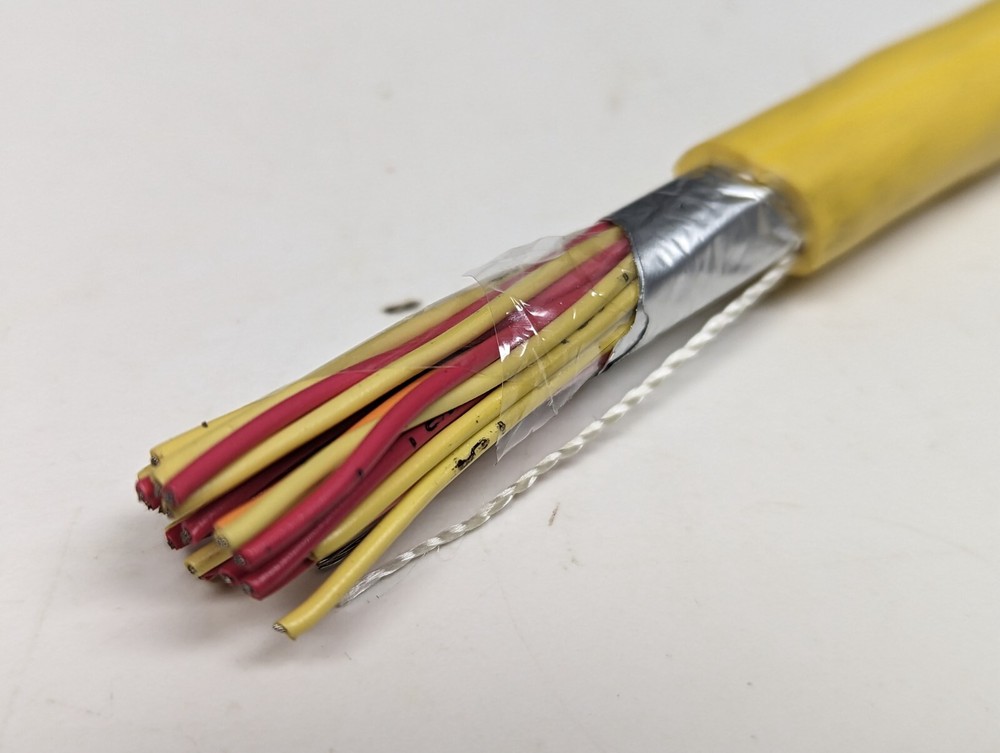 10ft of Omega Multipair 24 AWG Thermocouple Wire, Type KX, 12 Pairs (Twisted)