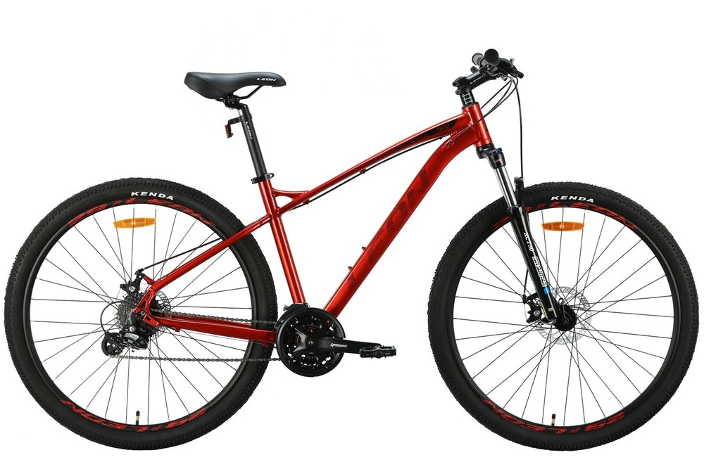 Mountain Bike Hardtail MTB 29in Aluminum Frame Disc Brake Red 18.5in Bicycle