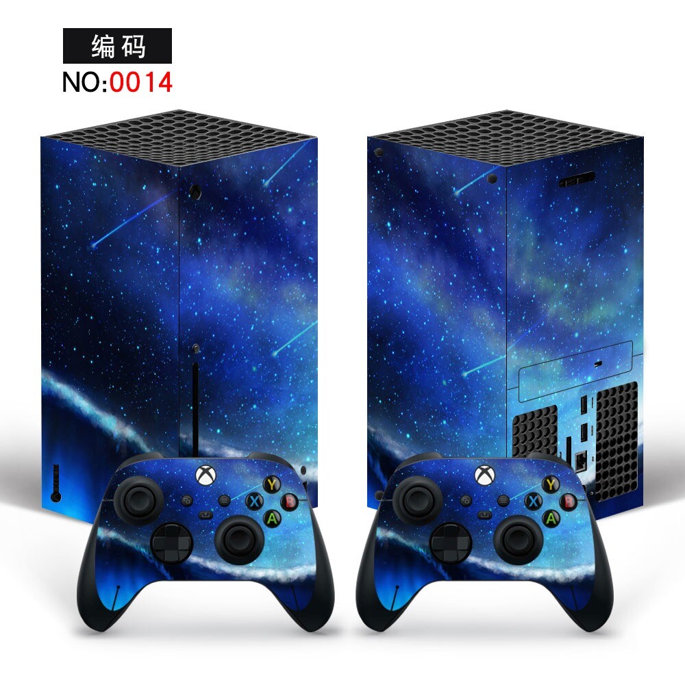 Galaxy Skin Wrap Xbox Series X Decal Starry Sky Sticker for Console Vinyl Stars