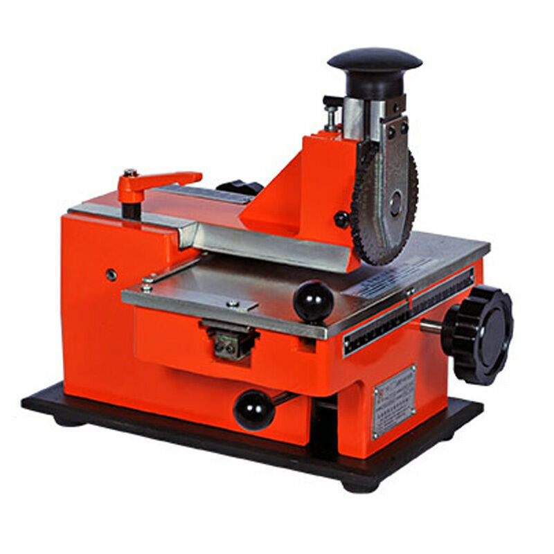 6mm Label Semi-Automatic Sheet Embosser Metal Stamping Printer Marking Machine W-image