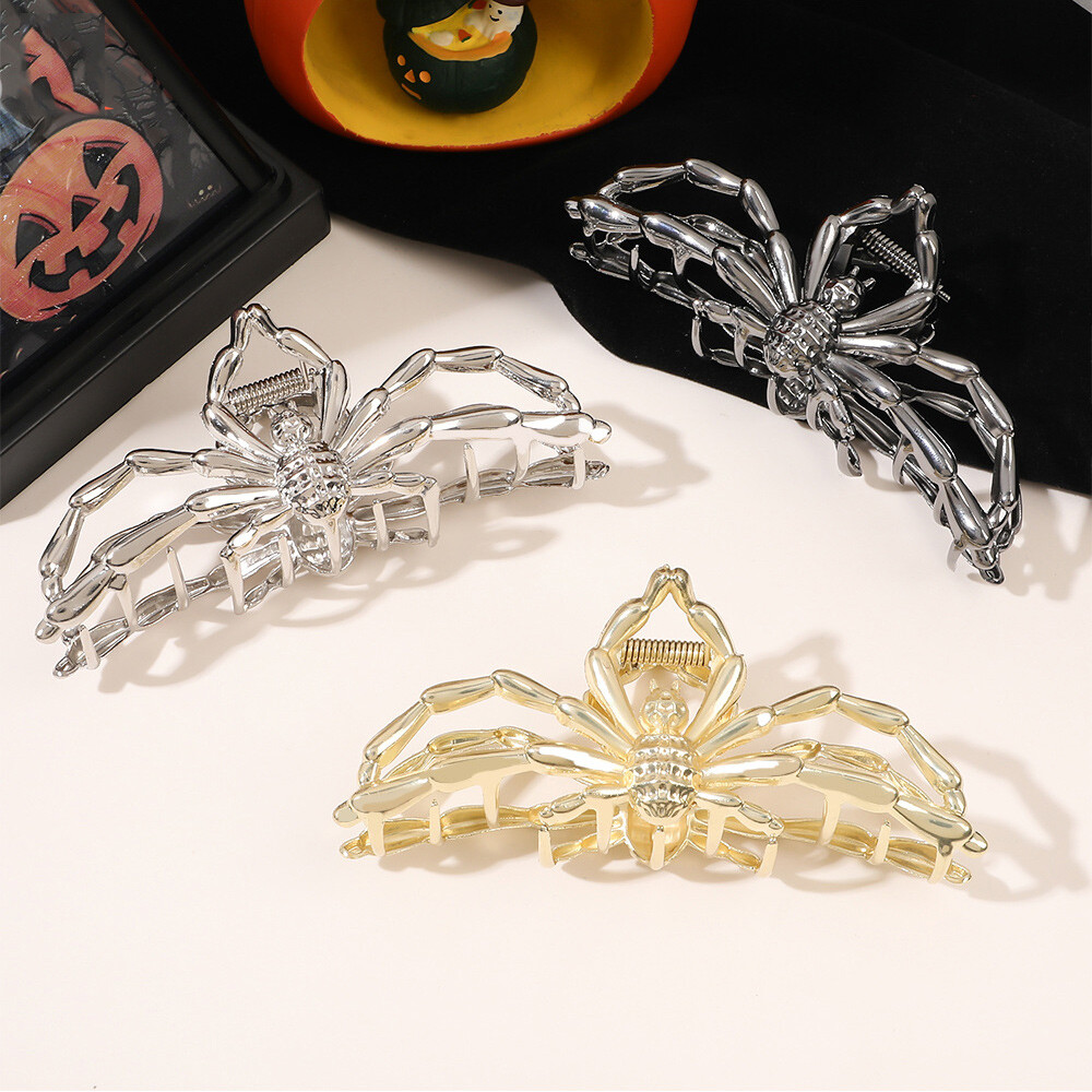 Hair Accessories Spider Shark Clip Halloween Hair Clip Personality Elegant