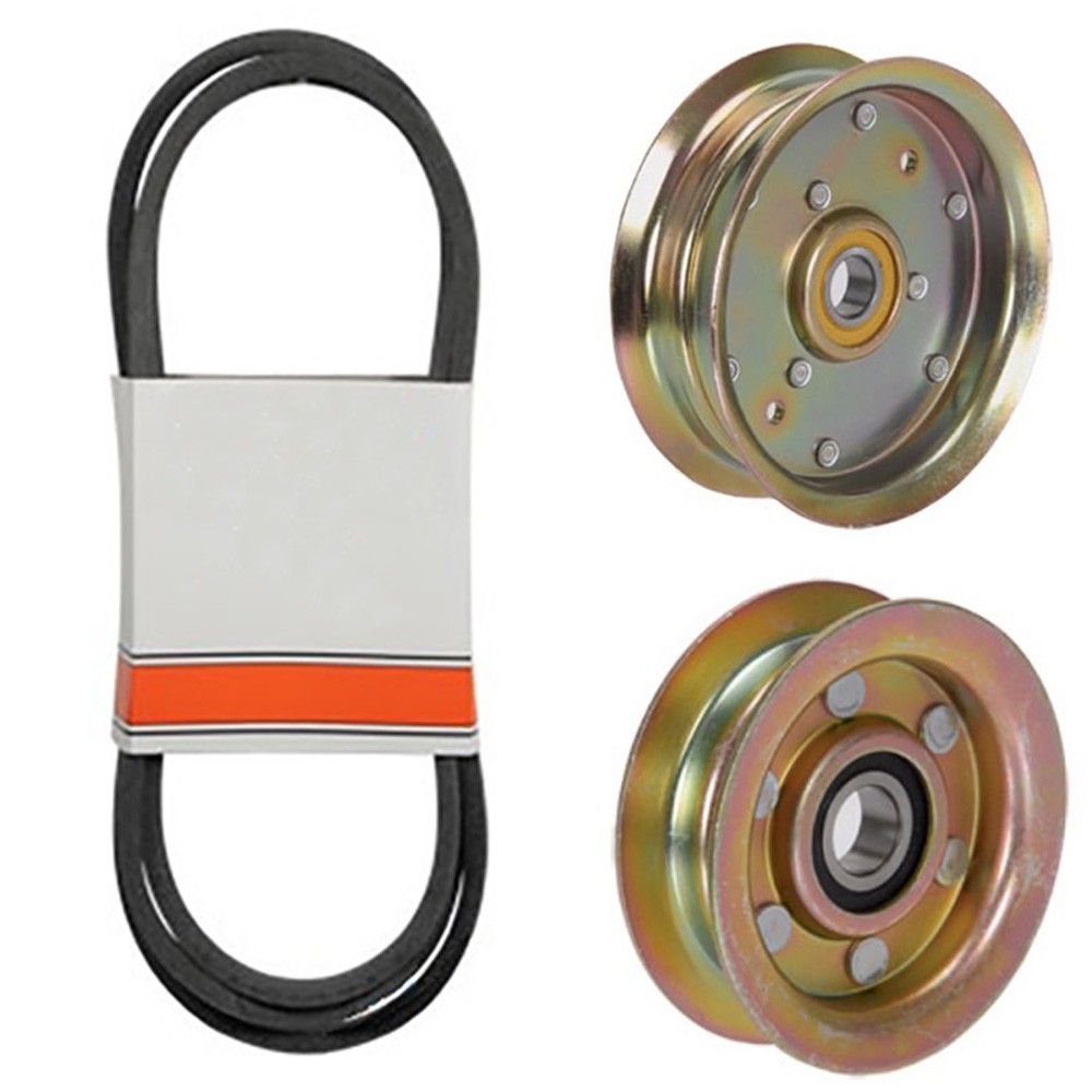 Mower Deck Belt & Idler Pulley Set Fits John Deere Replaces GX20072