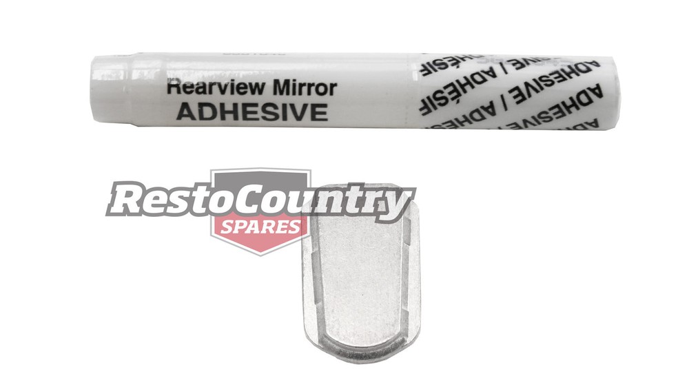 Ford Rear Vision Mirror Mounting Bracket +Glue ZF ZG ZH ZJ ZK ZL NA FC FD F/Lane