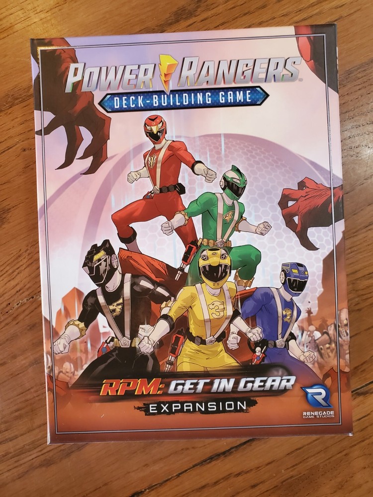 Power Rangers Deck Building Game RPM Get in Gear Expansion – Enhance Your Strategy with New Cards and Mechanics