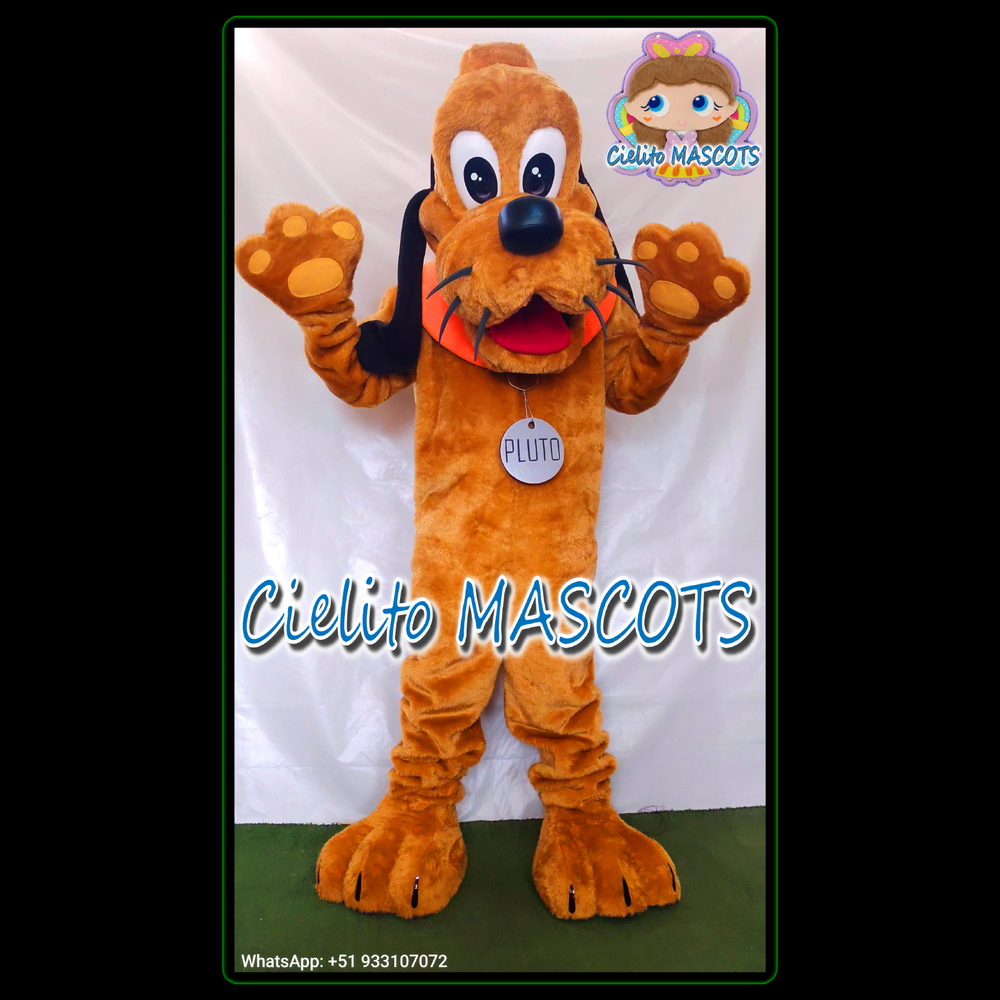 Pluto Mascot Pluto Costume cosplay botarga halloween cartoon Cielito MASCOTS