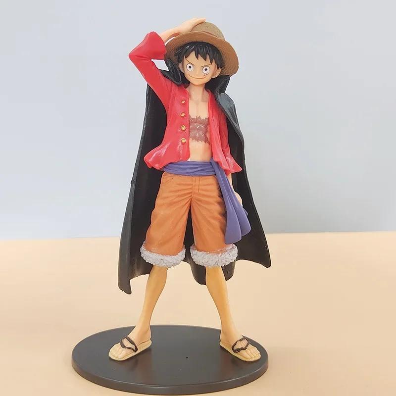 17cm One Piece Luffy Action Figure Monkey D. Luffy Pvc Statue Anime Model Toy