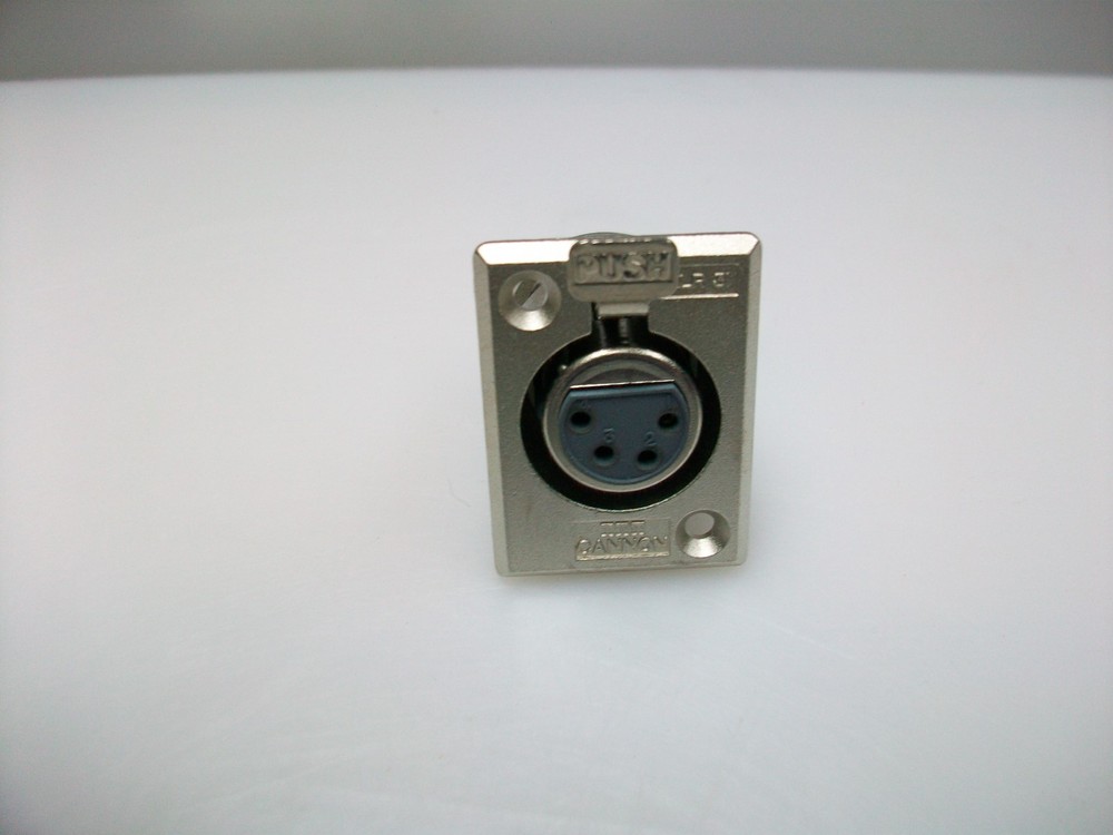 CANNON 4 PIN  XLR  CHASSIS CONNECTOR