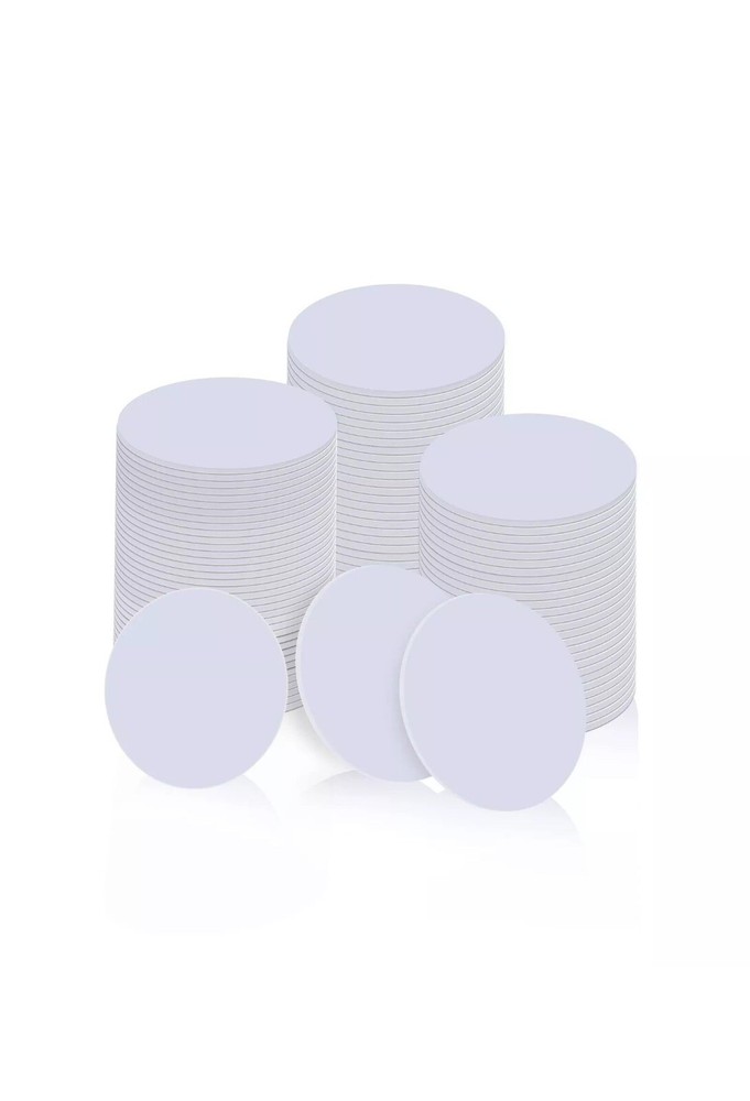 100 pcs NFC Tags Ntag 215 NFC Cards, White NFC 215 Tag Rewritable NFC Coin Ca...