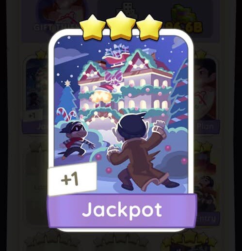 Jackpot - Monopoly Go - Sticker - 3Star⭐️