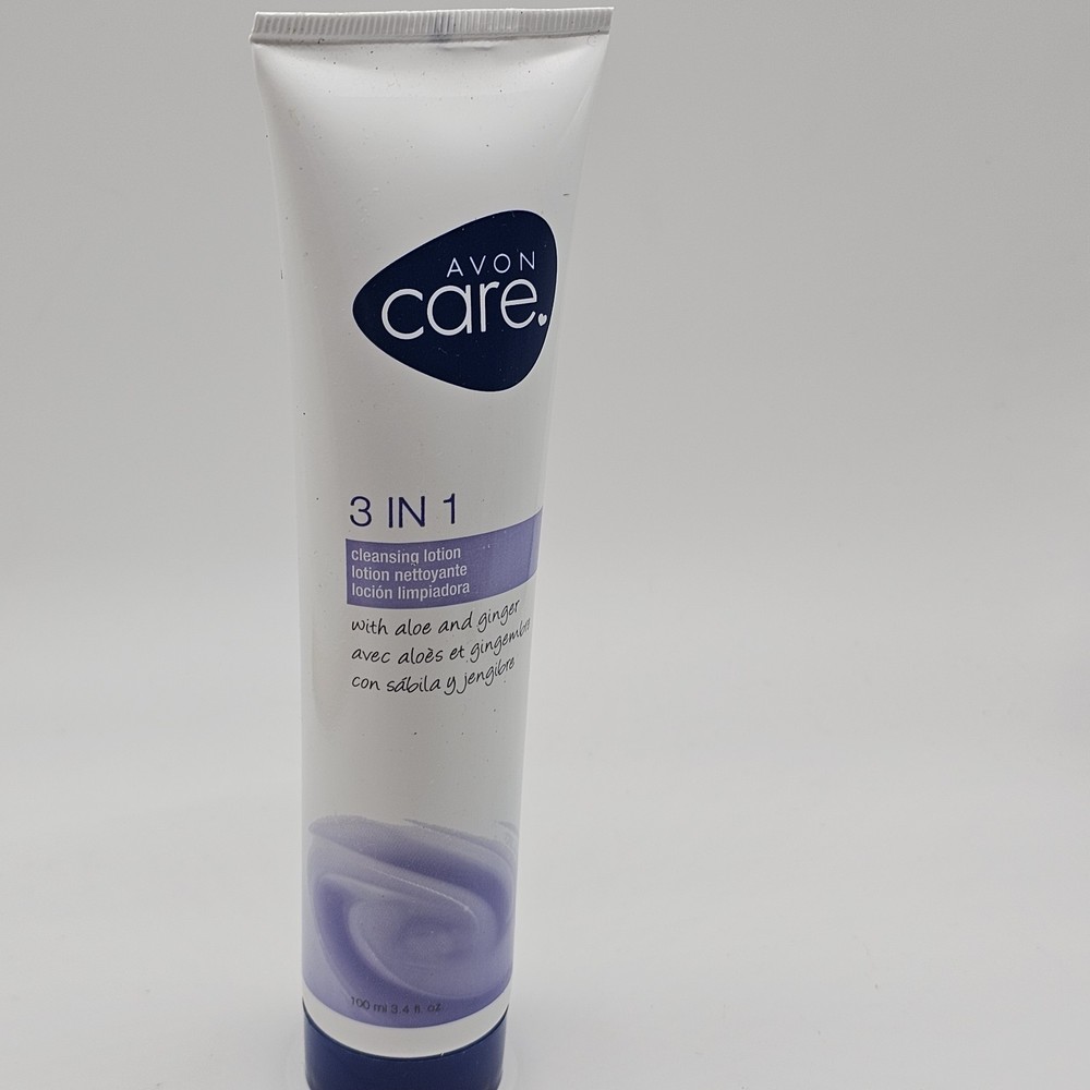 AVON Care 3-in-1 Cleansing Lotion with Aloe and Ginger 3.4 oz 2011 New Old Stock