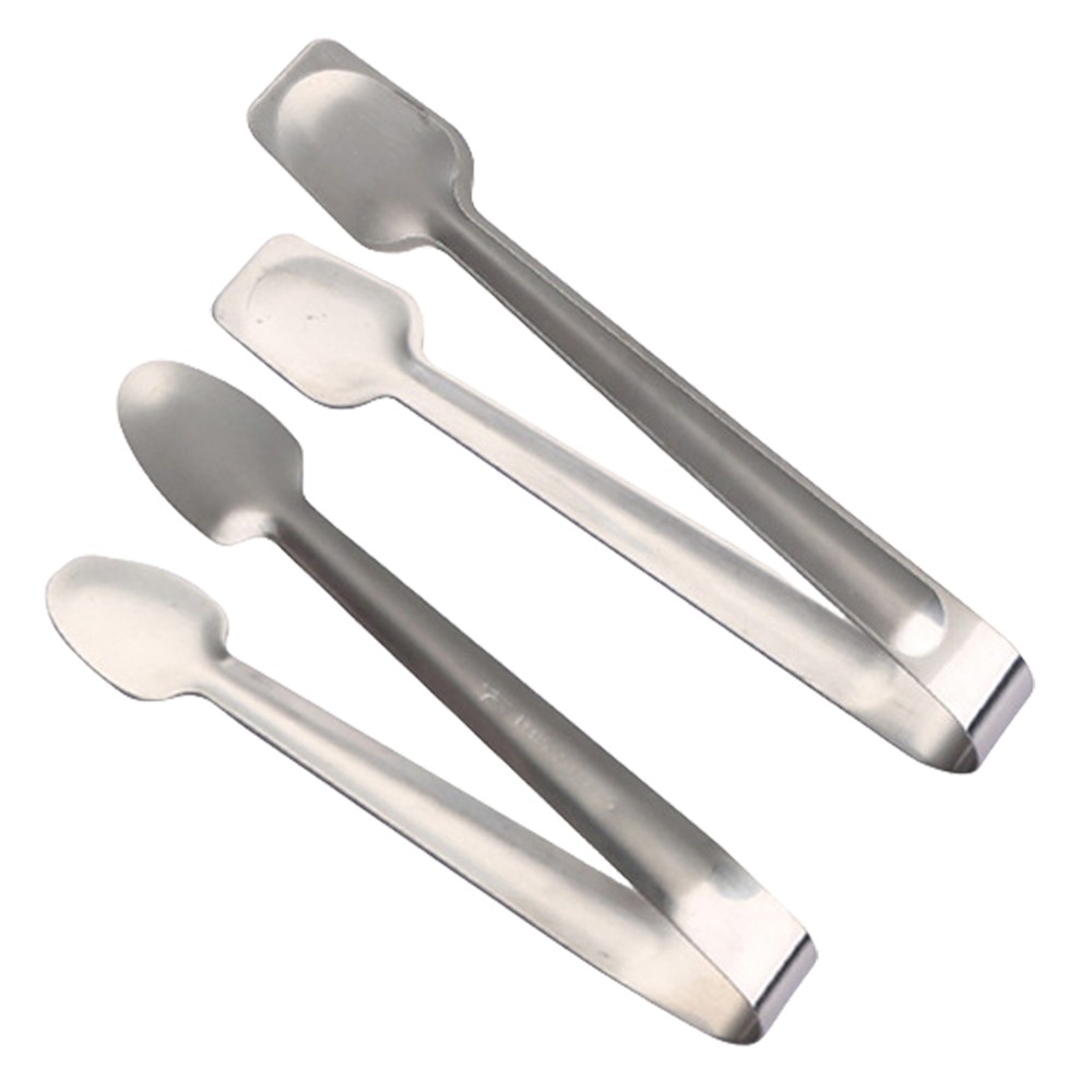 1pc Stainless Steel Appetizers Tongs Kitchen Utensils - Catering Clips