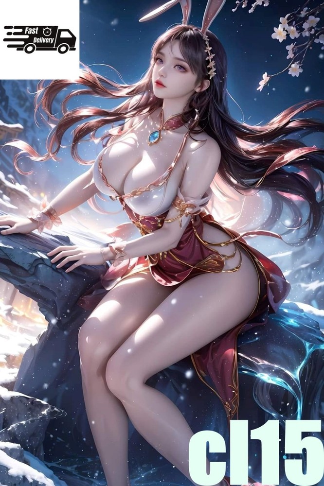 Digital Art Desktop Background AI Girl China B5 by camgon-80-image