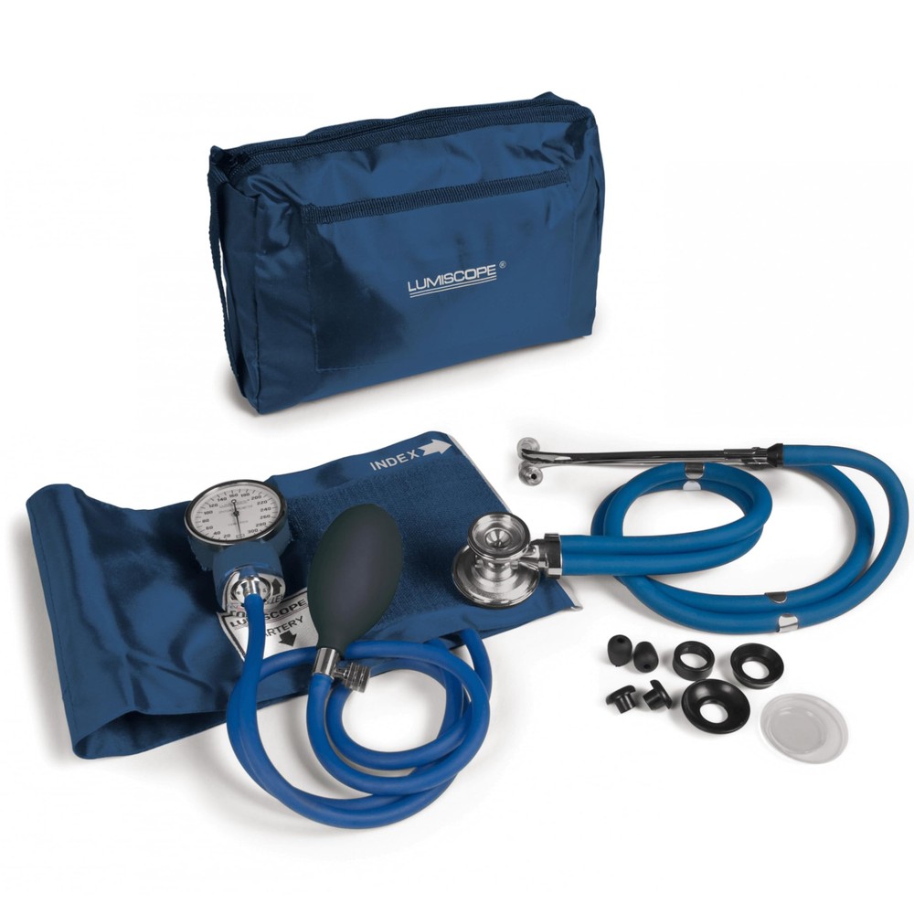 Lumiscope Manual Blood Pressure Monitor Kit with Stethoscope and BP Cuff