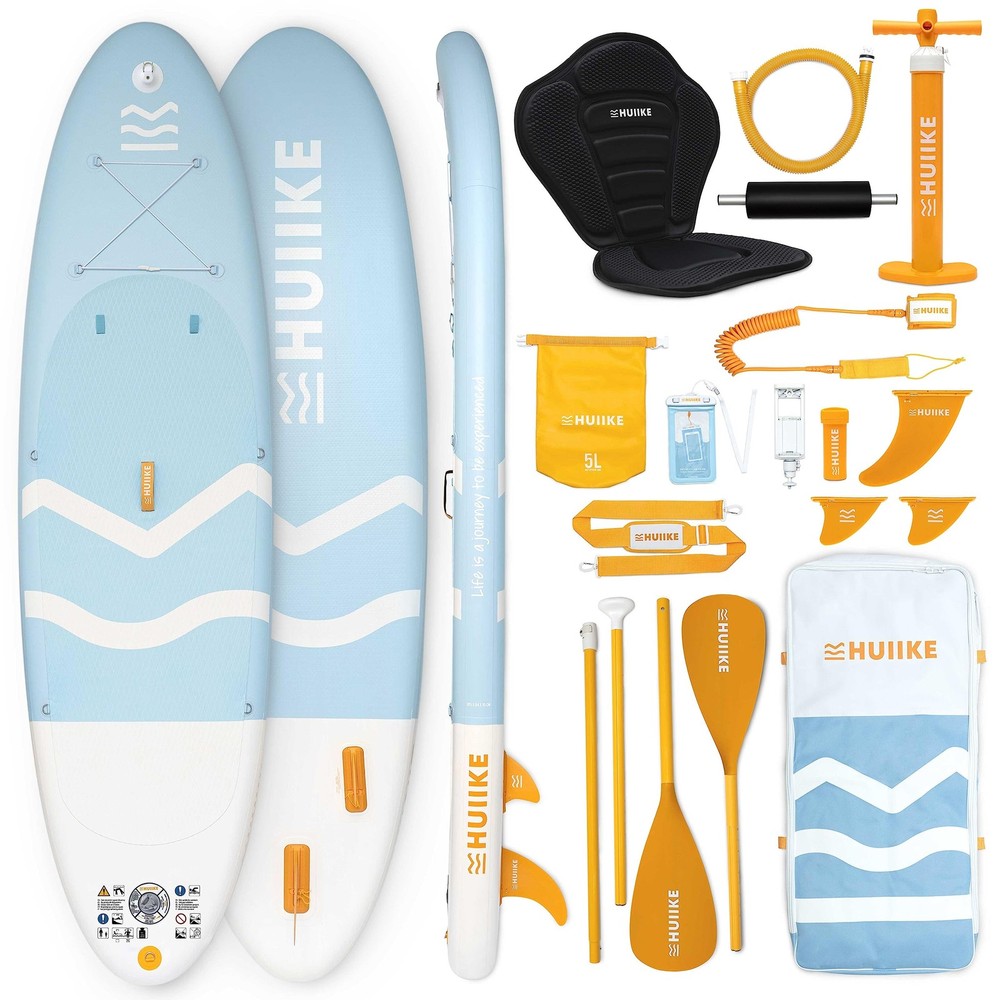 Inflatable Stand Up Paddle Board for Adults with Full Kit - Oar Fins Pump