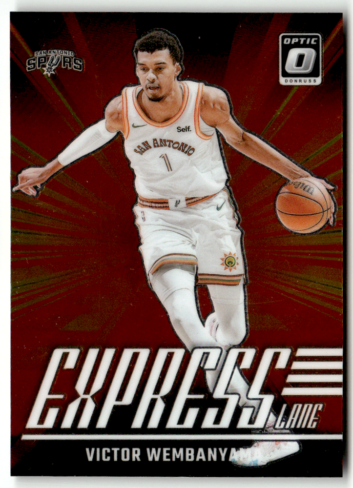 2024-25 Panini Donruss Optic NBA No. 19 Victor Wembanyama Express Lane