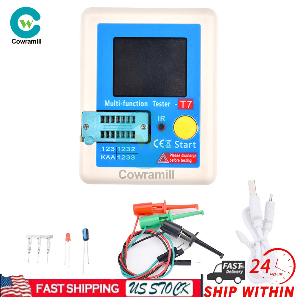 LCR-T7 Transistor Tester TFT Diode Triode Capacitance Meter ESR Kit