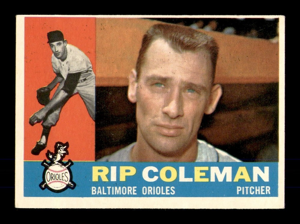1960 Topps #179 Rip Coleman EX-MINT Baseball Card *OBGcards*