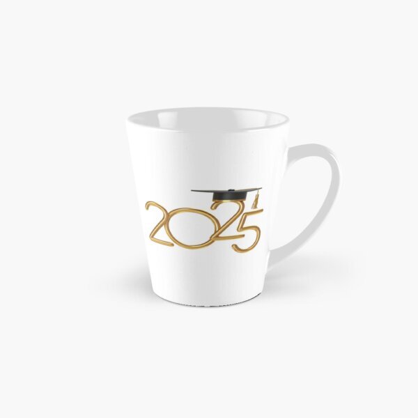 2025 New Year Tall Mug with Festive Stickers - Family Gift