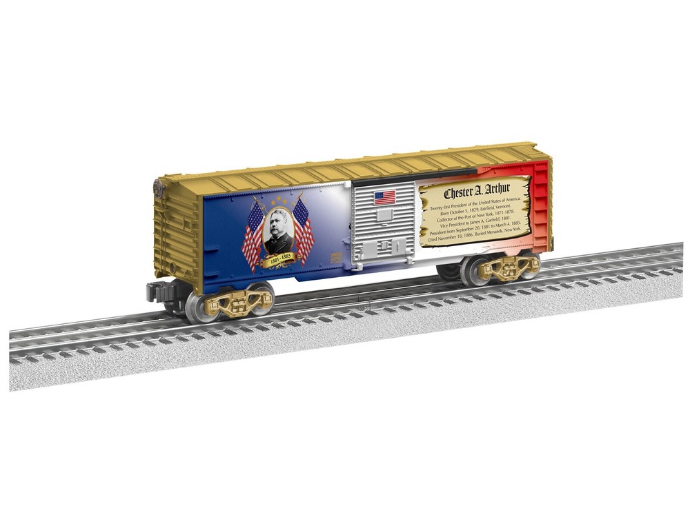 Lionel 2138070 Chester A Arthur O Scale Boxcar Train Model  