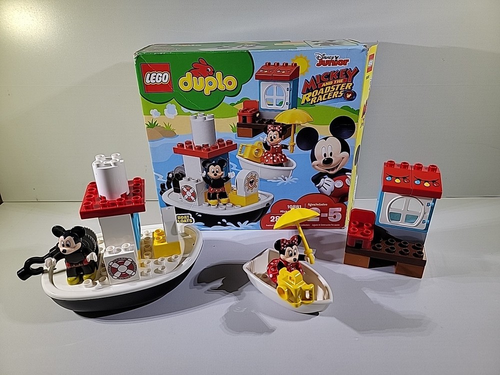 LEGO Duplo 10881 Disney Mickey Boat Retired Complete in Box CIB