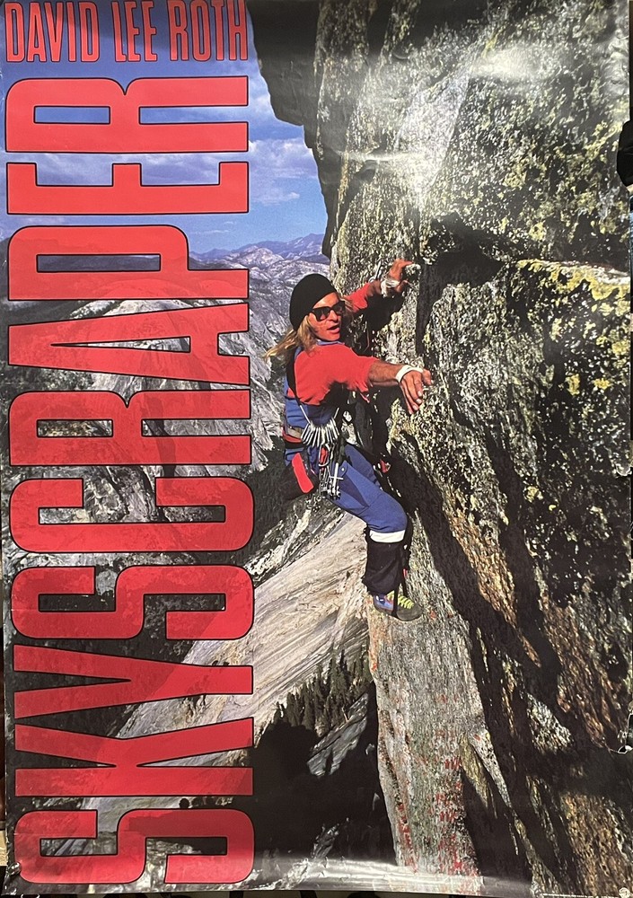 David Lee Roth Skyscraper 1988 Original Poster 27x39 Van Halen