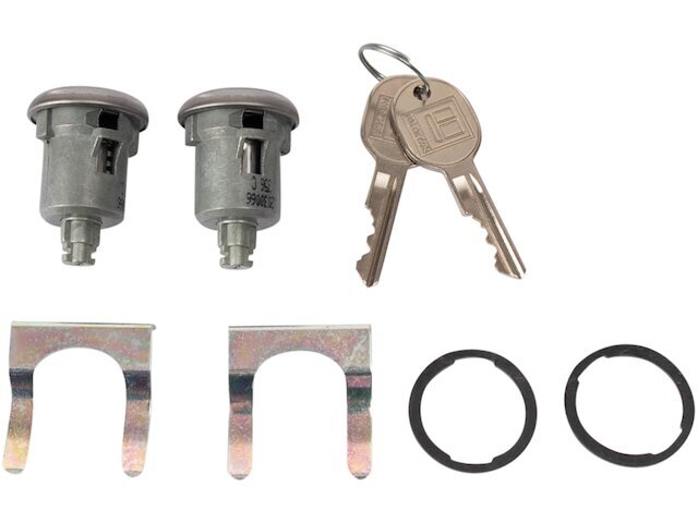 TRQ Door Lock Cylinder Set Door Lock Cylinder fits Pontiac Safari 1987 33SKWR