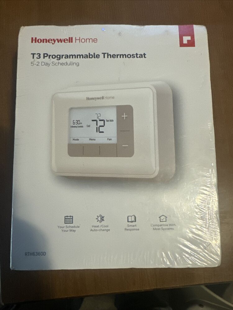 Honeywell Home T3 5-2 Day Programmable Thermostat with 2H/2C Multistage H & C