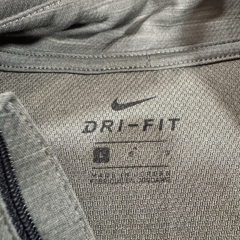 Nike Shirt Mens Large Green Superset 1/4 Zip Swoosh Logo Performance Running Run